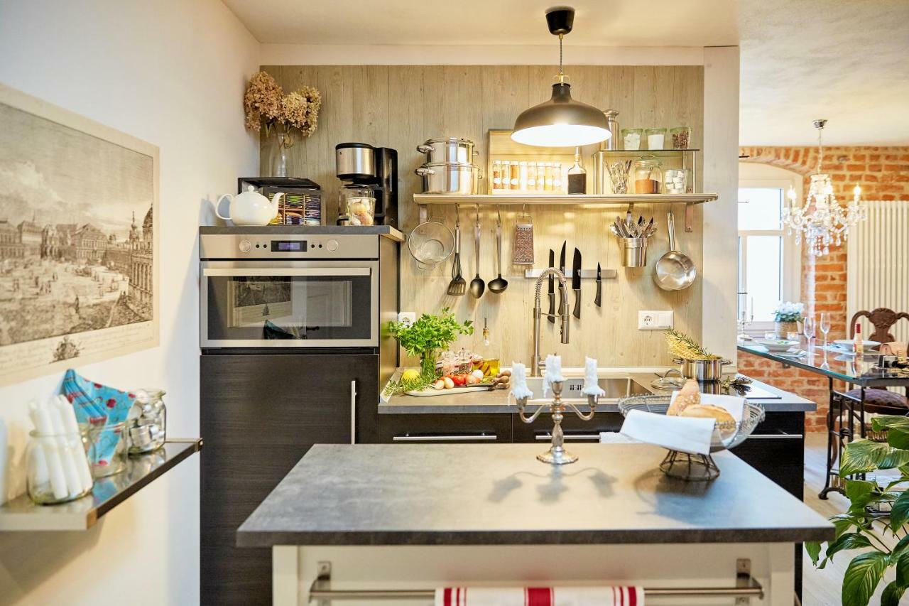 Strohhutmanufaktur Appartement Dresden Buitenkant foto